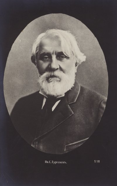 Ivan Turgenev (1818-1883), Russische romanschrijver, schrijver van korte verhalen en toneelschrijver door Russian Photographer